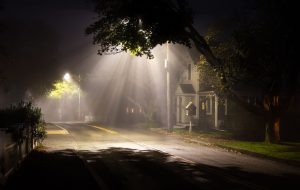solar-powered street lighting